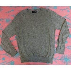 Bonobos mens medium sweater cotton lightweight gray capsule spring summer
